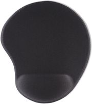 hama 126855 ergonomic mouse pad mini with gel wrist rest black photo