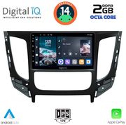 digital iq rtg 4437 cpa clima 9inc multimedia tablet for mitsubishi l200 mod 2015gt me clima photo