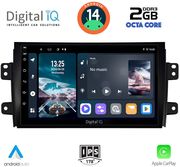 digital iq rtg 4688 cpa 9inc multimedia tablet for fiat sedici  suzuki sx4 mod 2005 2013 photo