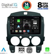 digital iq bxf 7361 cpa 9inc multimedia tablet for mazda 2 mod 2007 2014 photo