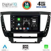 digital iq bxf 6447s cpa 9inc multimedia tablet for mitsubishi pajero sport mod 2020gt photo