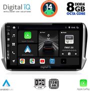 digital iq bxf 7508 cpa 10inc multimedia tablet for peugeot 208 2008 mod 2012 2021 photo