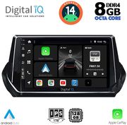 digital iq bxf 7509 cpa 9inc multimedia tablet for peugeot 208  2008 mod 2021gt photo