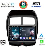 diq rtg 4430 cpa 10 multimedia tablet for mitsubishi asx mod 2009gt peugeot 4008 mod 2012 2018 photo