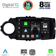 digital iq bxf 7737fl cpa 9inc multimedia tablet for toyota yaris mod 2015 2020 photo