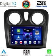 digital iq bxc 3108 cpaa 9inc multimedia tablet for dacia logan  sandero mod 2012 2019 photo