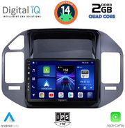 digital iq bxc 3444 cpaa 9inc multimedia tablet for mitsubishi pajero mod 1999 2006 photo