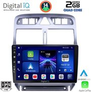 digital iq bxc 3512 cpaa 9inc multimedia tablet for peugeot 307 mod 2001 2008 photo