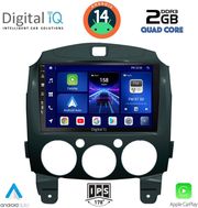 digital iq bxc 3361 cpaa 9inc multimedia tablet for mazda 2 mod 2007 2014 photo