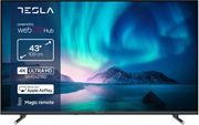 tv tesla 43e645buw 43 led uhd smart wifi web os photo