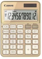 Calculatrice Scientifique Canon KS-125KB - Écran Grand Angle 12 Chiffres - Double Alimentation Pile/solaire - Fonction Taxe