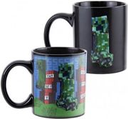 paladone minecraft creeper heat change mug 300ml photo