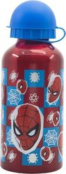 stor marvel spiderman arachnid grid aluminium bottle 400ml 74734 photo