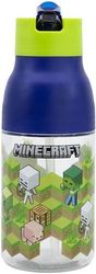 stor minecraft isometric double opening sipper ecozen bottle 420ml 40465 photo