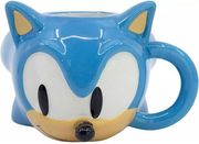 stor sonic the hedgehog head 3d mug in gift box 350ml 78896 photo