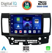 digital iq bxc 3434 cpaa 10inc multimedia tablet for mitsubishi lancer mod 2008 photo