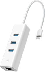 tp link ue330c usb type c 3 port hub gigabit ethernet adapter photo