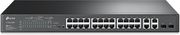 tp link tl sl2428p 24 port 10 100mbps 4 port gigabit smart switch with 24 port poe  photo