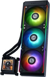 lian li hydroshift lcd 360 no fans black aio cpu liquid cooler photo