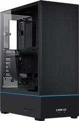 lian li sup01 black 45lt minimal footprint case for vertical gpu argb strips w 3x 120mm fans photo