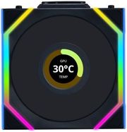 lian li unifan sl wireless lcd 120 1pcs black case fan photo