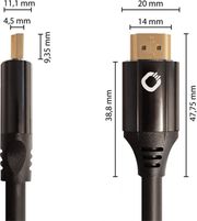 oehlbach black magic mkii kalodio hdmi 21 48gbps 8k 60hz 15m gia ps5 xbox black photo