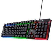 trust gxt835 azor gaming keyboard gr photo