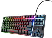 trust gxt833 thado gaming tenkeyless keyboard black us photo