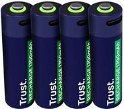 trust usb c rechargeable batteries 4 pieces aa photo