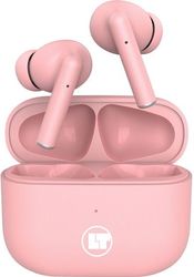 lamtech bluetooth 50 tws earphones with charging dock pink lam112839