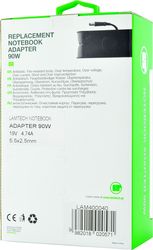 lamtech notebook adapter 90w toshiba 19v474a 55x25mm lam400040 photo