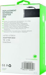 lamtech notebook adapter 90w lenovo 19v474a 55x25mm lam100020 photo