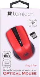 lamtech 24g wireless mouse red lam021257 photo