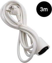 lamtech extension cord with children protection 3m white lam111900 photo