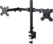 esperanza erw018 desk holder for 2 computer monitors 10 27 sylen photo
