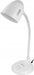 esperanza eld110w desk lamp e27 electra white photo