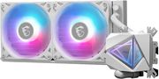 msi mag coreliquid i240 computer cooling system processor all in one liquid cooler white photo