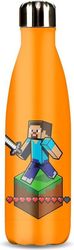 paladone minecraft aluminium water bottle 600ml pp12074mcf photo