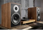 magnat monitor s30 ixeia bibliothikis 65 100w rms dyo dromon hi fi walnut zeygos photo