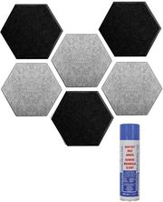 audiodesigner pet hexagon 6 ixoaporrofitika panel 20 cm black grey 1 tm me benzinokolla set photo