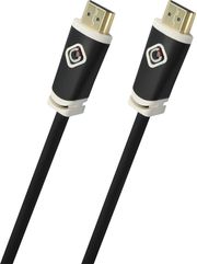 oehlbach easy connect hs kalodio hdmi ypsilis taxytitas me ethernet 25 m black temaxio photo