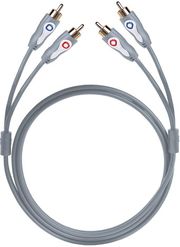 oehlbach lf audio rca phono cable 2xrca 2xrca 3m anthracite temaxio photo