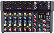 citronic cma 10 sympagis miktis me dsp fx kai bt usb 6 mono 2 stereo photo