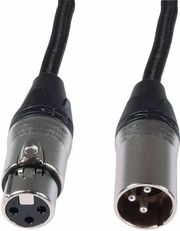 citronic 190267uk retro plekto kalodio mikrofonoy xlr f xlr m 3m mayro temaxio photo