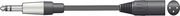 chord s6j xm600 kalodio ixoy 63mm trs jack plug xlr male 6m temaxio photo