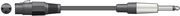 citronic xf m6j150bk classic microphone lead xlr female 63mm mono jack plug 15m temaxio photo