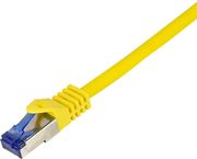 logilink patch cable cat6a s ftp ultraflex 3p ghmt certified yellow 75m photo