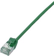 logilink patch cable cat6a tpe slimline green 2m photo