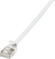 logilink patch cable cat6a tpe slimline white 15m photo