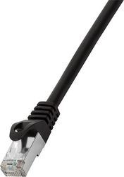 logilink patch cable cat6 f utp black 10m econline photo